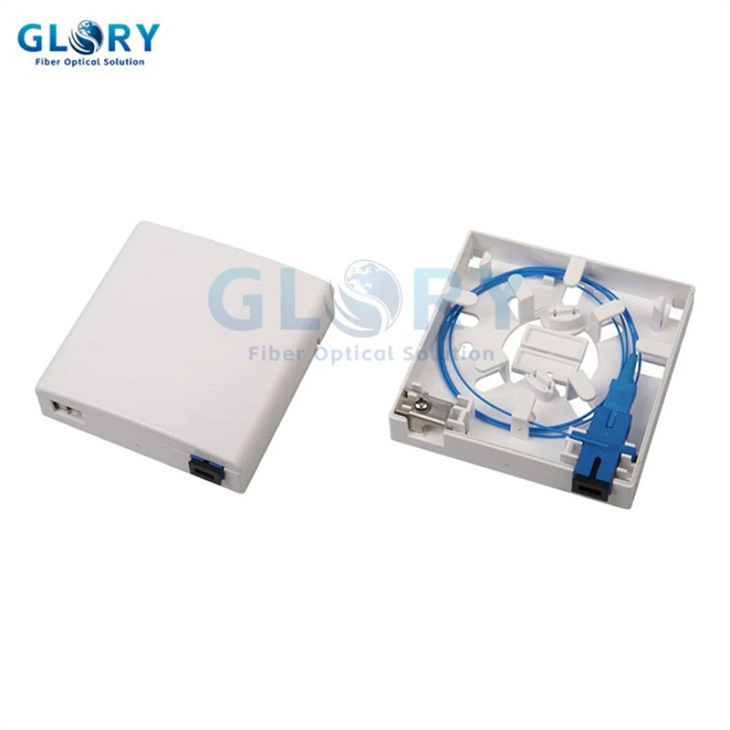 Ściana gniazda światłowodowego